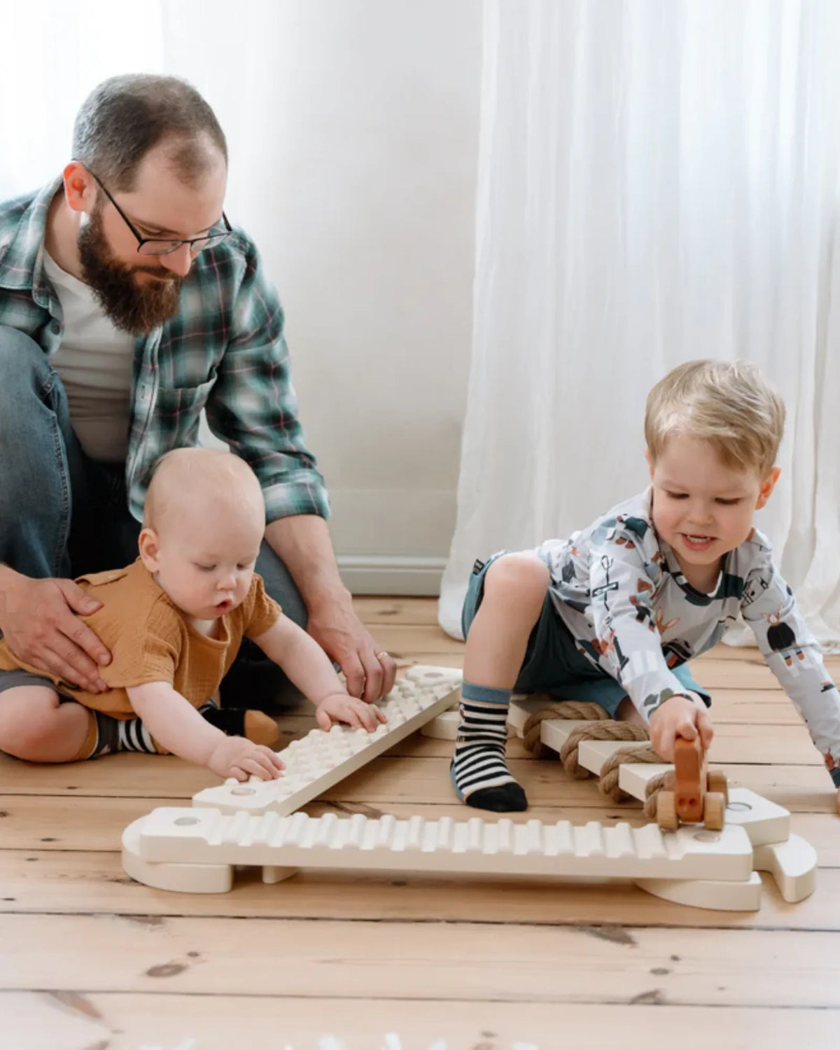 TipiToo® : La poutre d'équilibre sensorielle et modulaire – Montessori pour enfant – photo 6