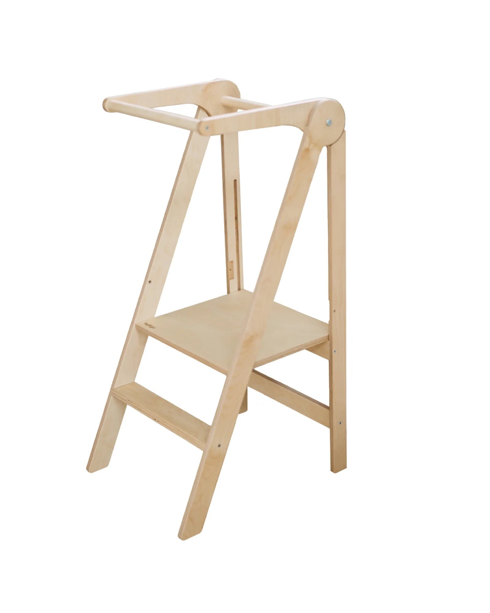 Tour d'Apprentissage Montessori Pliable en Gris | Motricité Tinitto – Fabrication européenne