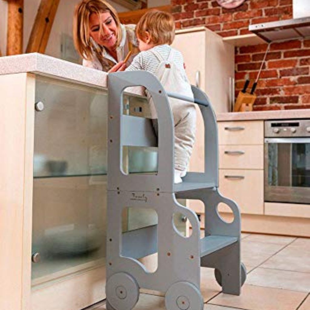 Tour d'Observation 2-en-1 Voiture – Transformable en Table d'Activité
