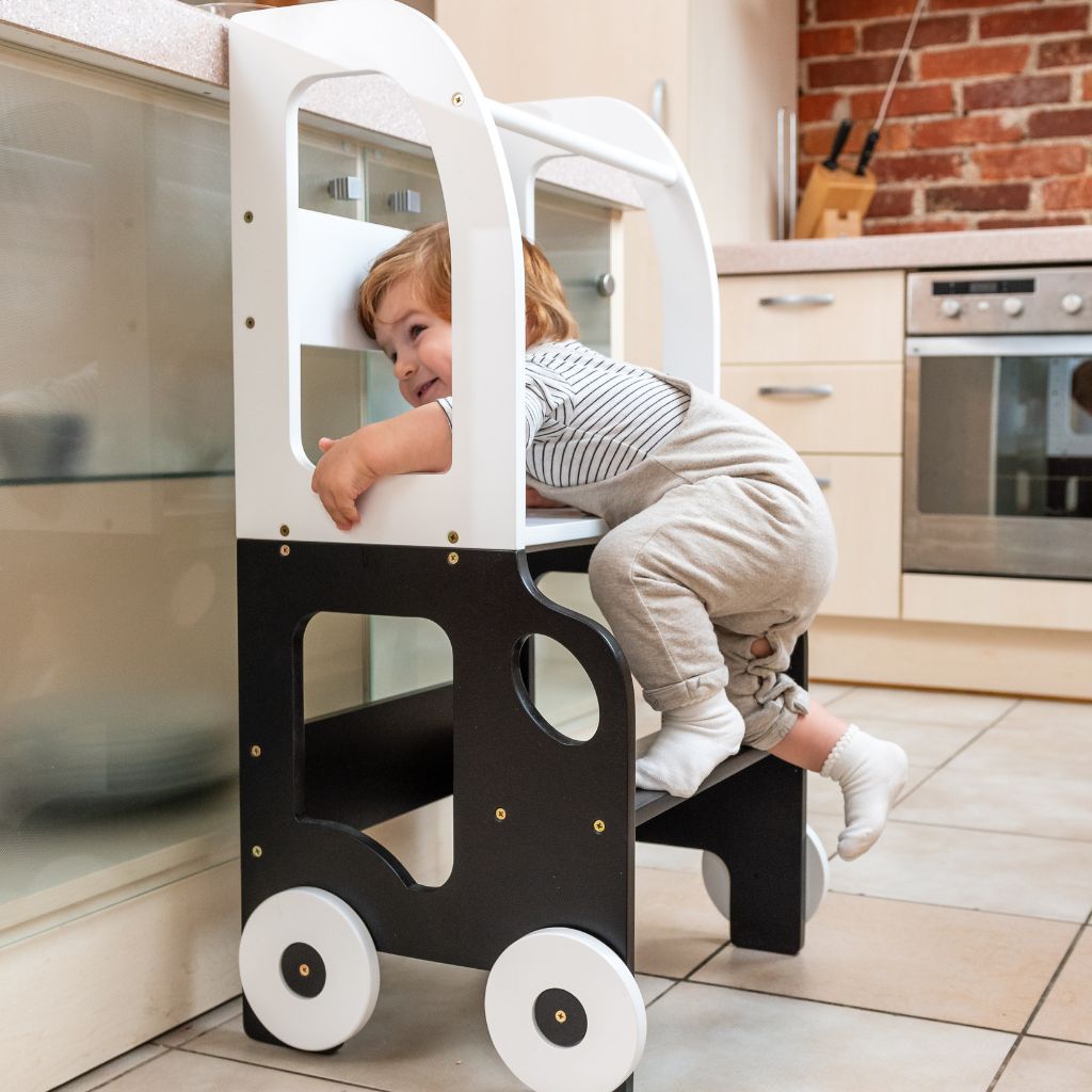 Tour d'Observation 2-en-1 Voiture – Transformable en Table d'Activité