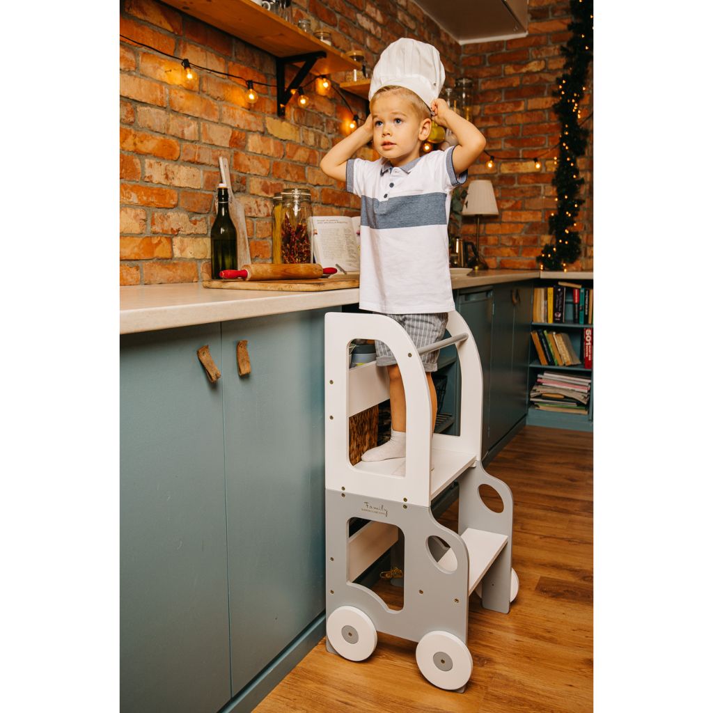 Tour d'Observation 2-en-1 Voiture – Transformable en Table d'Activité