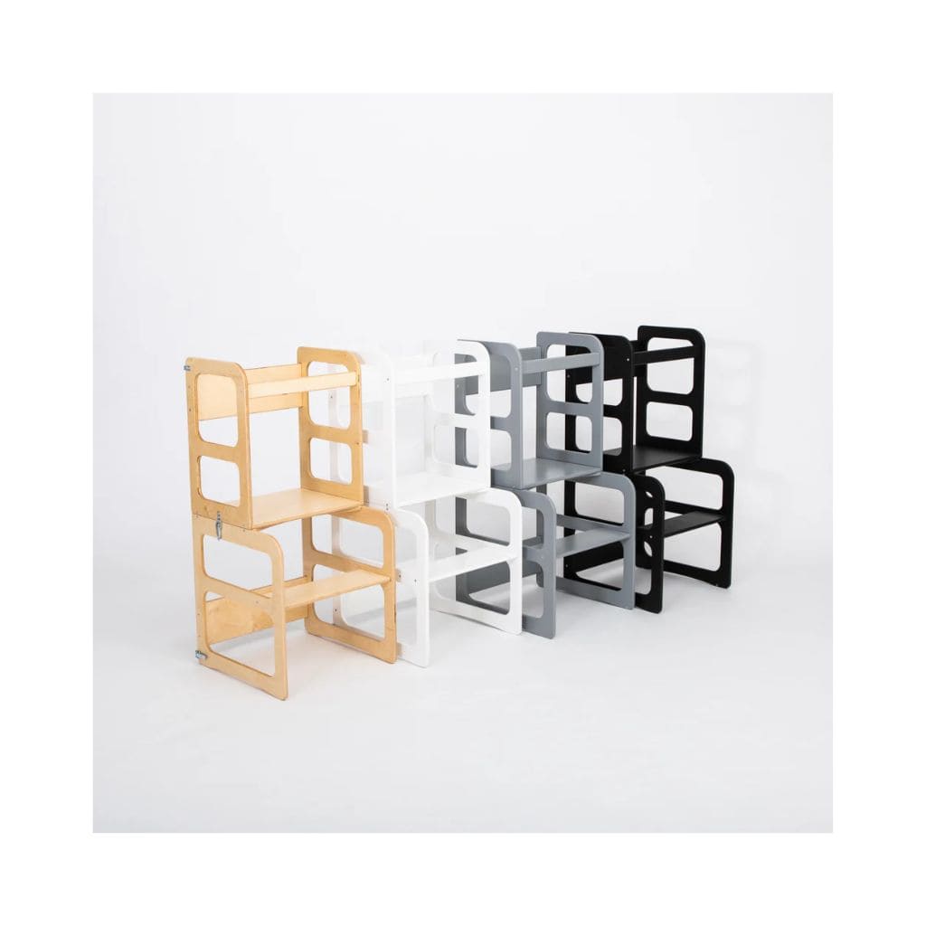 Tour d’Apprentissage Montessori 2-en-1 & Chaise Bébé