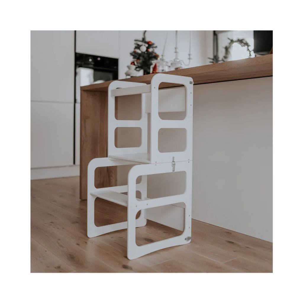 Tour d’Apprentissage Montessori 2-en-1 & Chaise Bébé