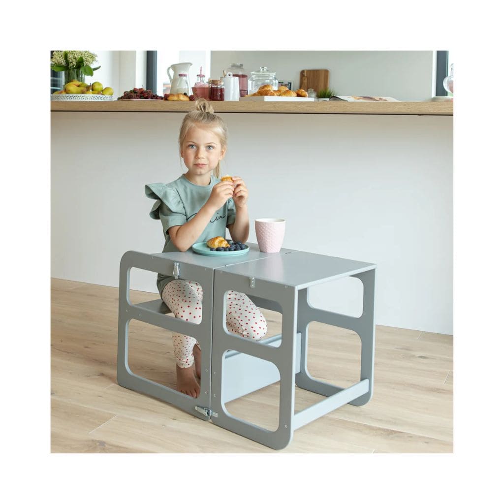 Tour d’Apprentissage Montessori 2-en-1 & Chaise Bébé