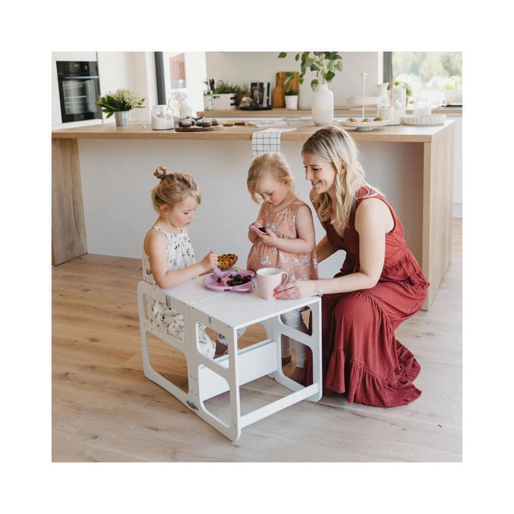 Tour d’Apprentissage Montessori 2-en-1 & Chaise Bébé