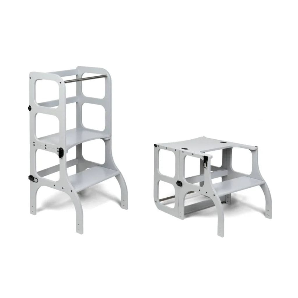 Tour d’Apprentissage Évolutive 2-en-1 STEP’n’SIT® –  Gris