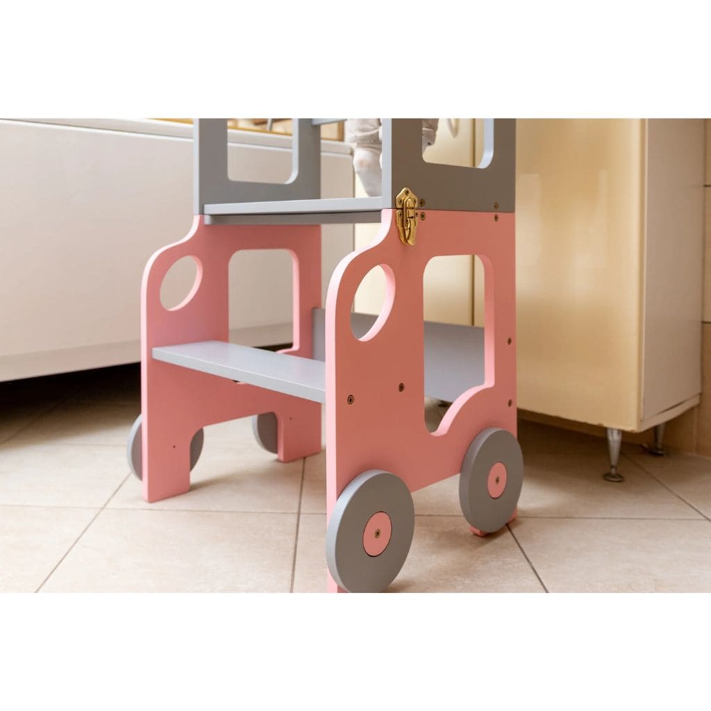 Tour d'Observation 2-en-1 Voiture – Transformable en Table d'Activité