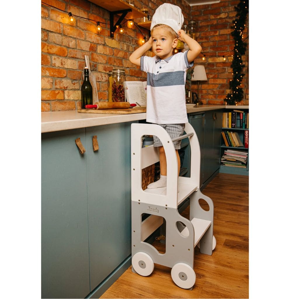 Tour d'Observation 2-en-1 Voiture – Transformable en Table d'Activité