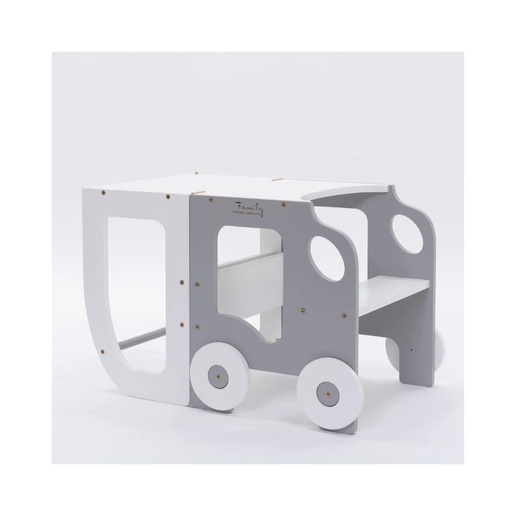 Tour d'Observation 2-en-1 Voiture – Transformable en Table d'Activité