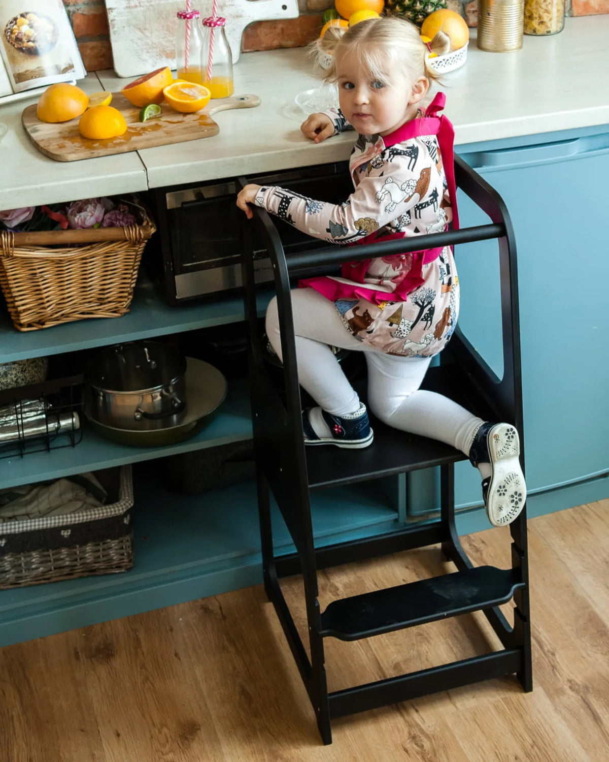Tour d'Observation Ajustable "Helper" – Hêtre de la Baltique (Évolutive) – Montessori pour enfant – photo 17