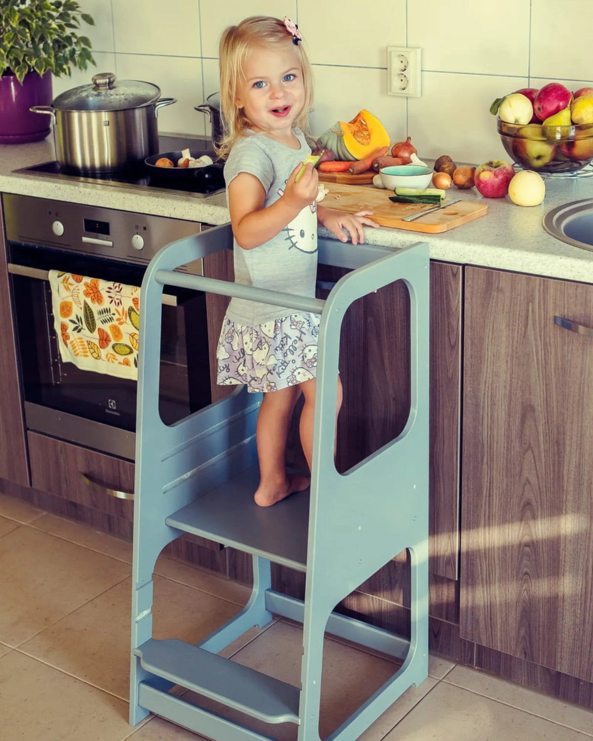 Tour d'Observation Ajustable "Helper" – Hêtre de la Baltique (Évolutive) – Montessori pour enfant – photo 15