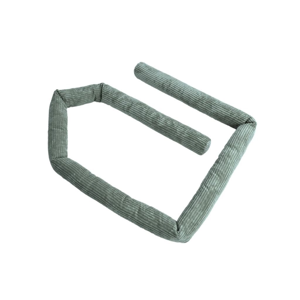 Tour de lit en velours Corduroy - Vert
