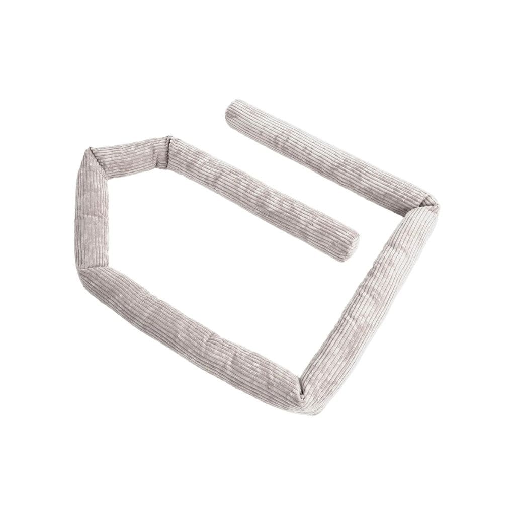 Tour de lit en velours Corduroy – Ecru