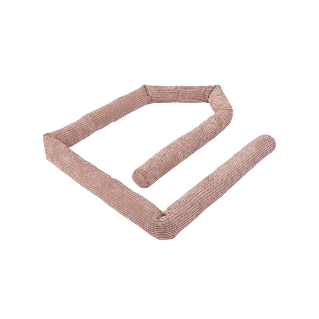 Tour de lit en velours Corduroy -Rose