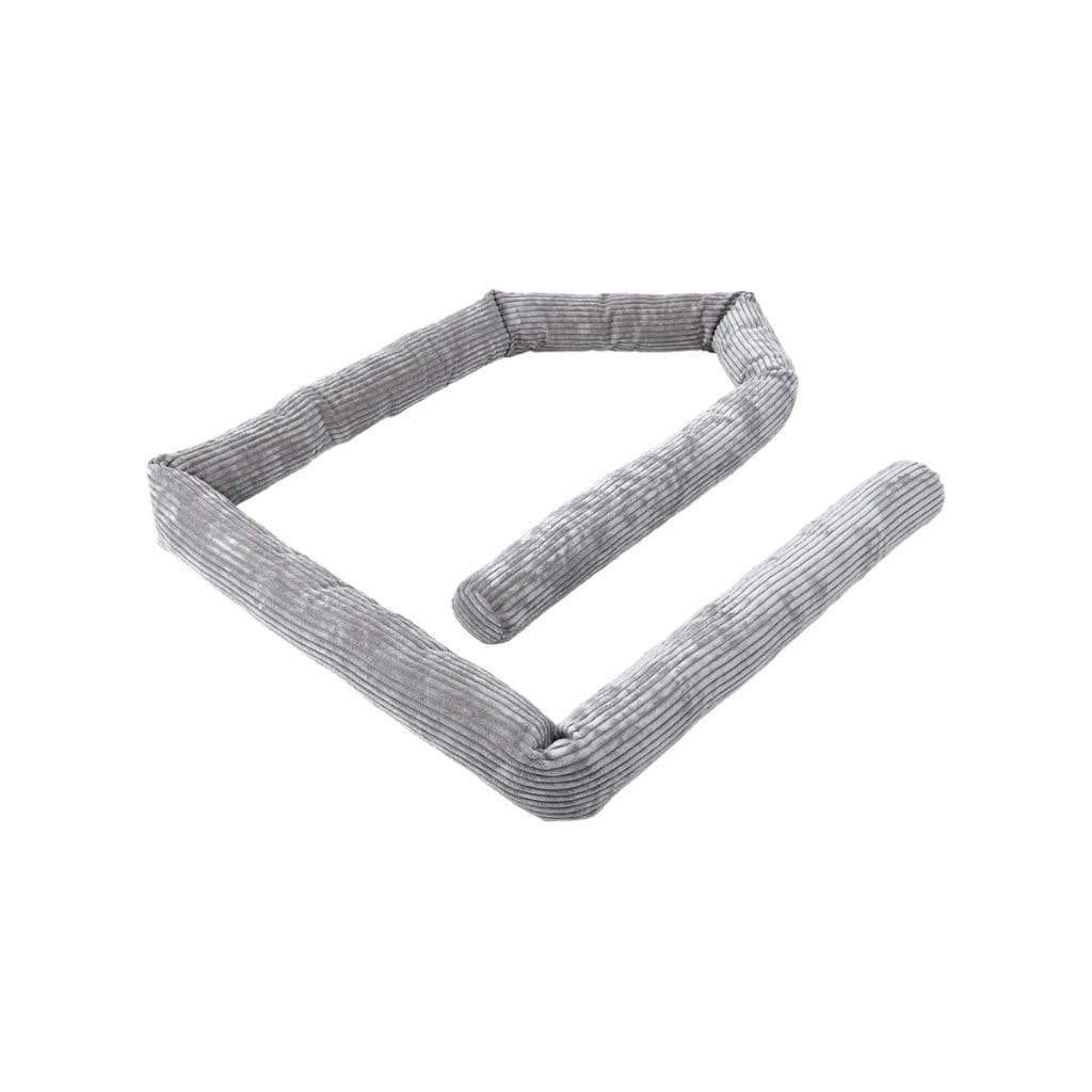 Tour de lit en velours Corduroy - Gris