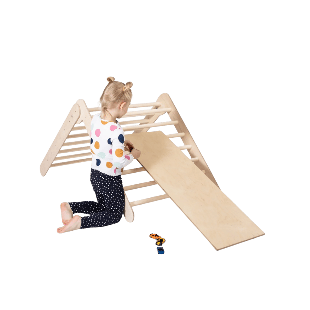 Triangle d'Escalade Montessori avec Rampe