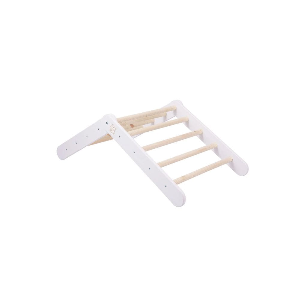 Triangle d’Escalade Pikler Bois Blanc – Jeu Montessori Haut de Gamme