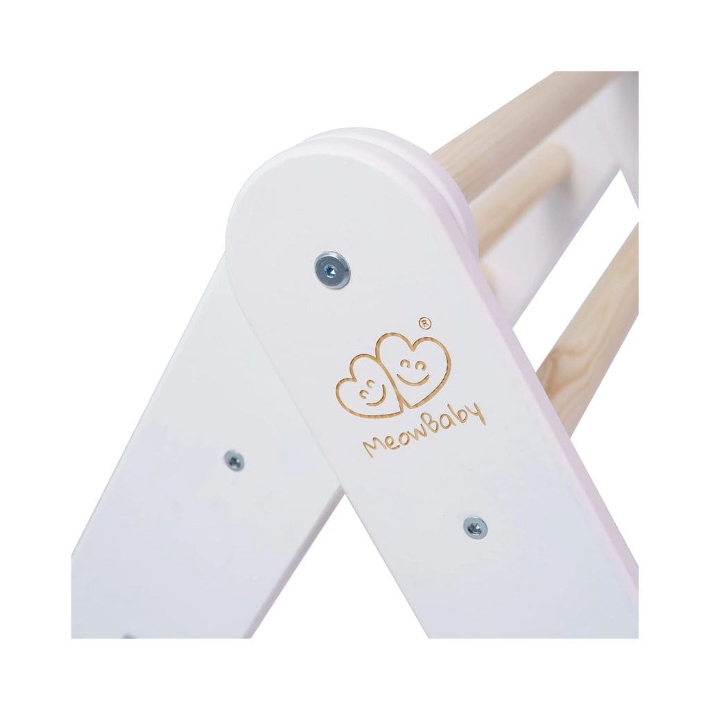 Triangle d’Escalade Pikler Bois Blanc – Jeu Montessori Haut de Gamme