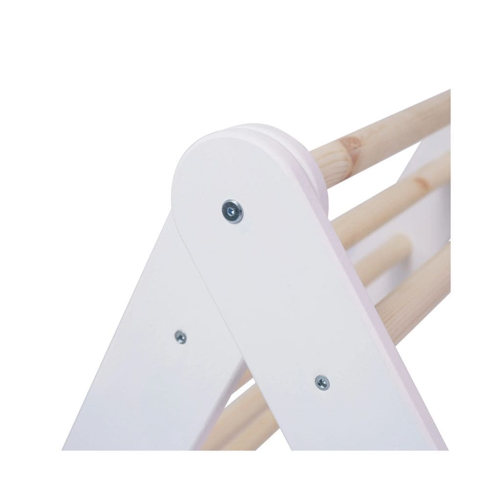 Triangle d’Escalade Pikler Bois Blanc – Jeu Montessori Haut de Gamme