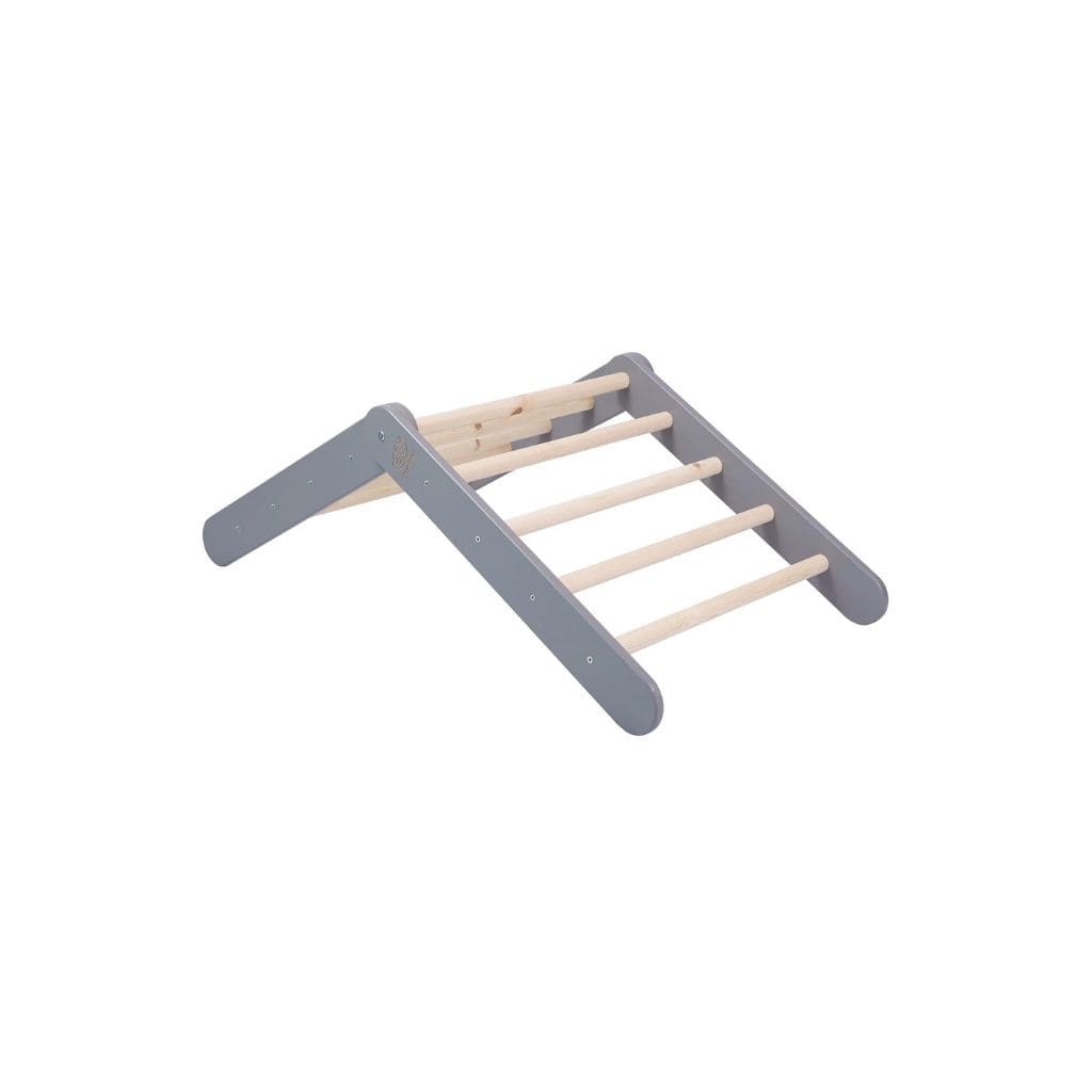 Triangle d’Escalade Pikler Bois Gris – Jeu Montessori Haut de Gamme