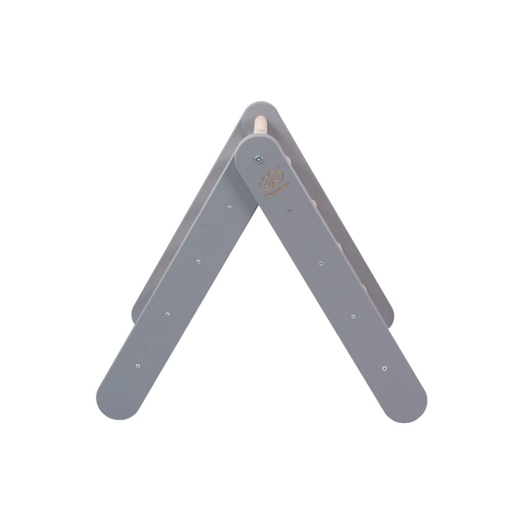 Triangle d’Escalade Pikler Bois Gris – Jeu Montessori Haut de Gamme
