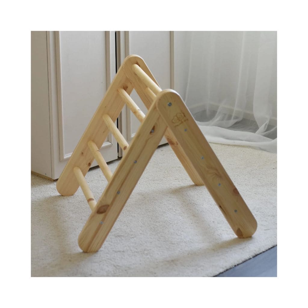 Triangle d’Escalade Pikler Bois  – Jeu Montessori Haut de Gamme