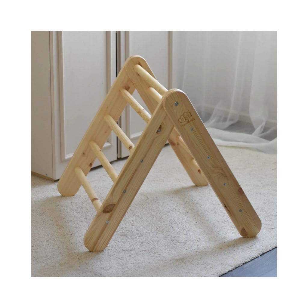 Triangle d’Escalade Pikler Bois  – Jeu Montessori Haut de Gamme