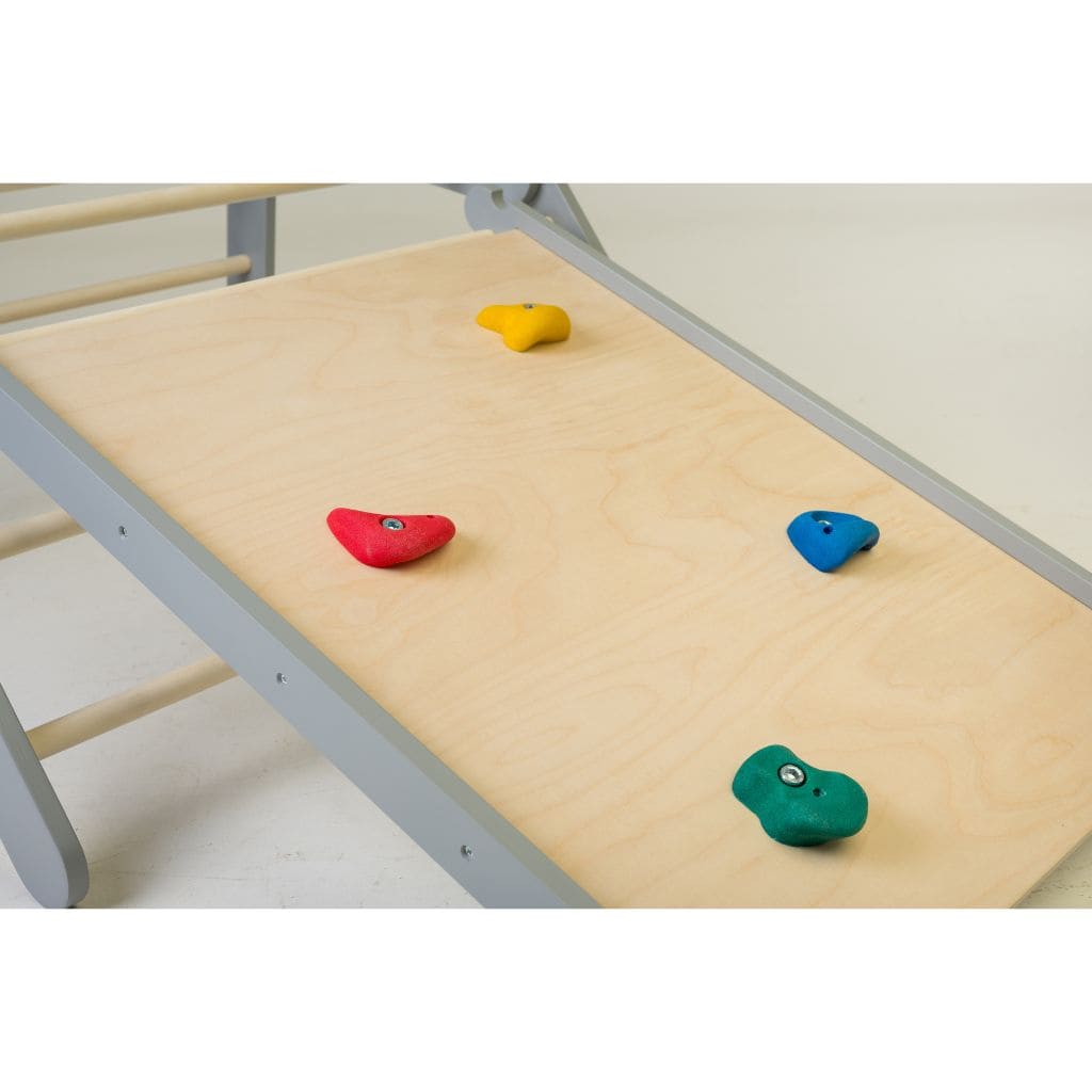 Rampe Réversible pour Triangle de Pikler – Côté Toboggan & Côté Escalade