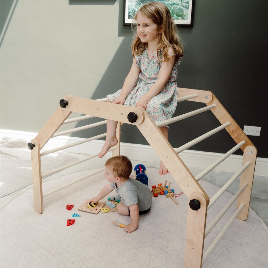 Triangle de Pikler Évolutif 3 Sections en Bois