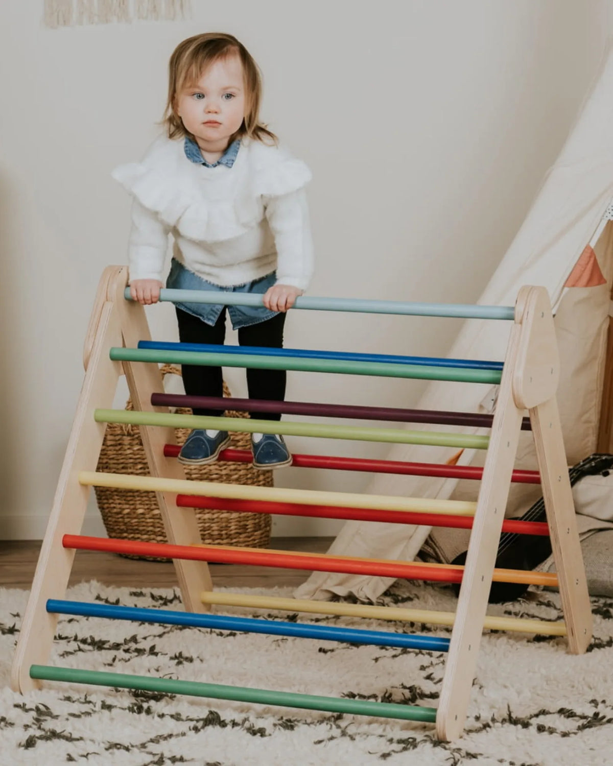 Triangle de Pikler Évolutif – Structure d'Escalade – Montessori pour enfant – photo 9