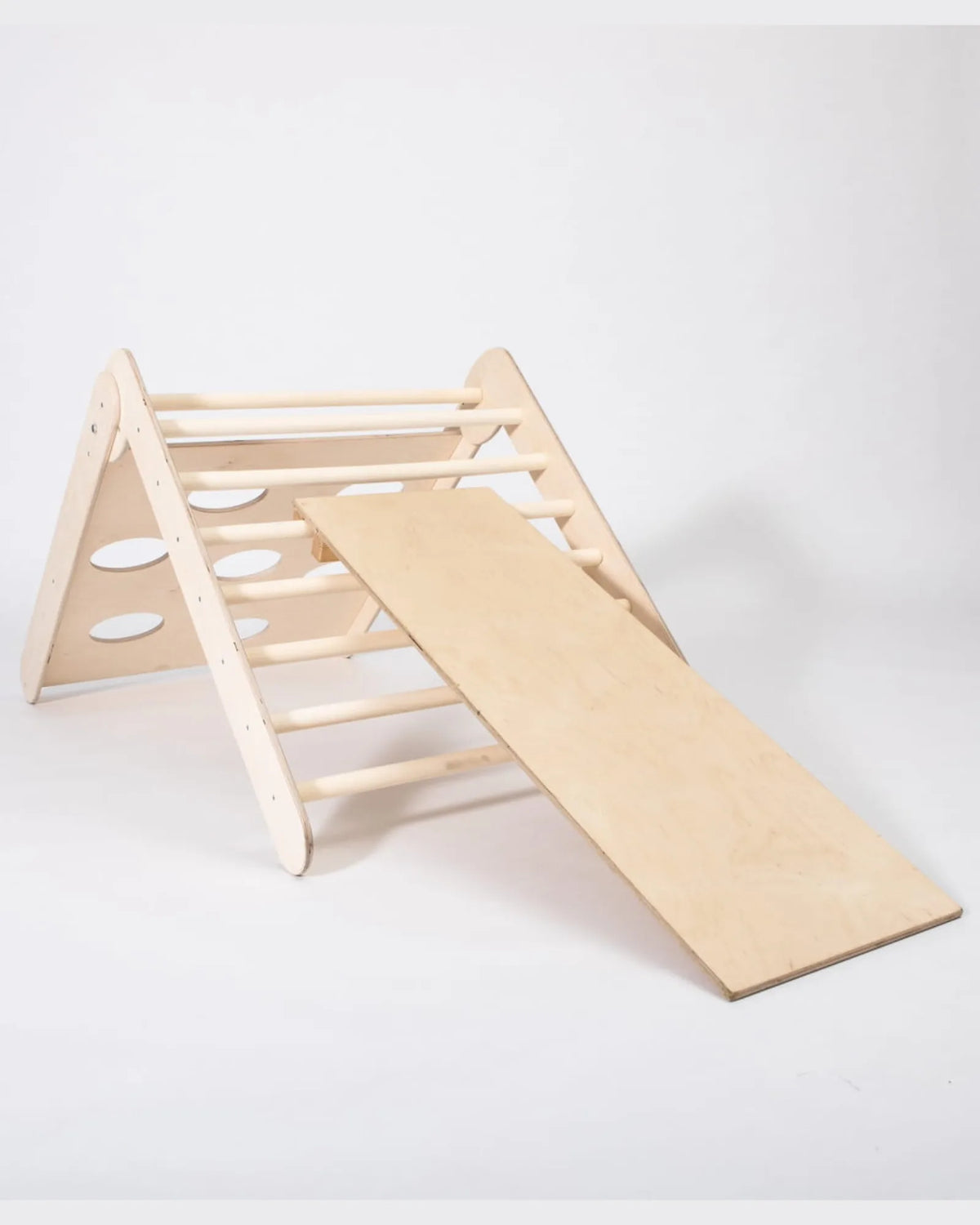 Triangle de Pikler Pliable – 2 Niveaux Ajustables | Montessori House Bed