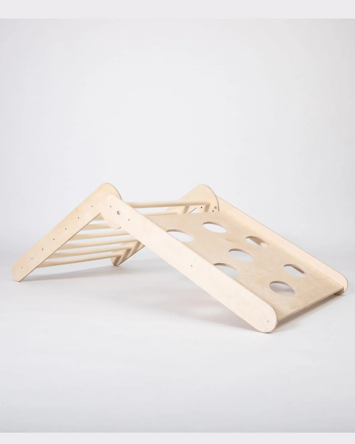Triangle de Pikler Pliable – 2 Niveaux Ajustables | Montessori House Bed