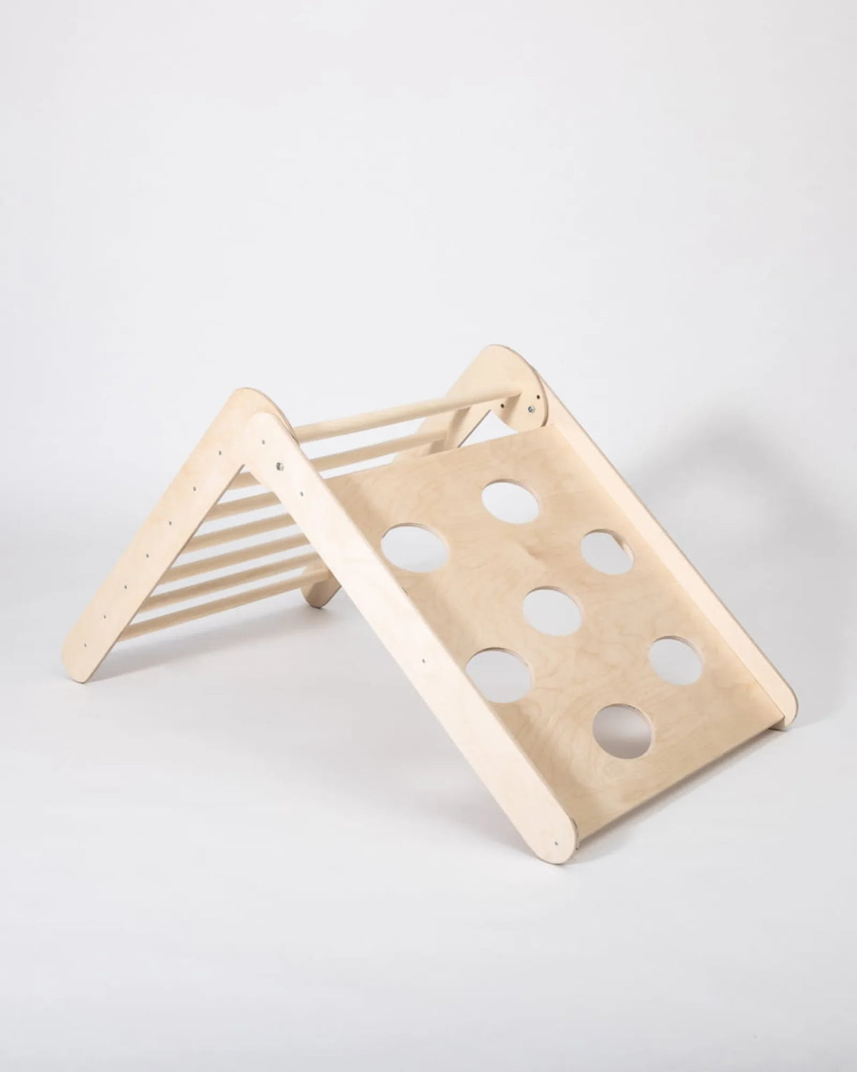 Triangle de Pikler Pliable – 2 Niveaux Ajustables | Montessori House Bed