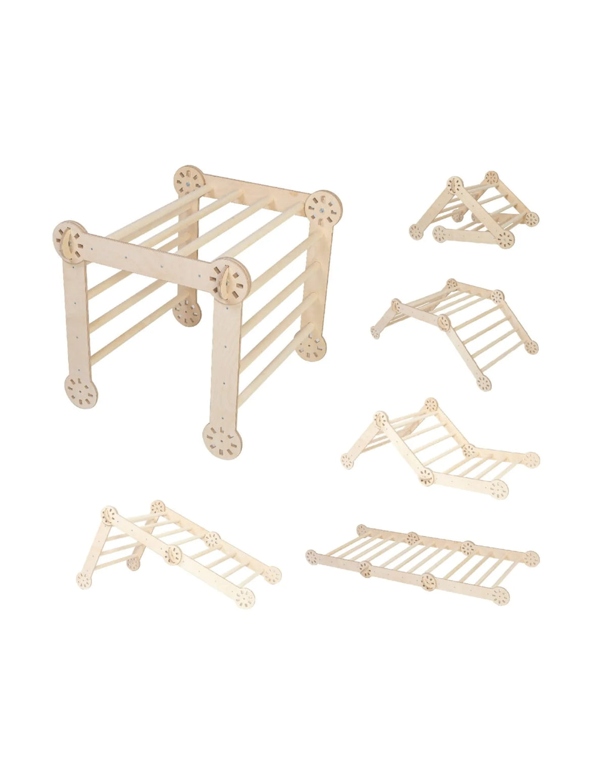 Triangle de Pikler Pliable – Transformable | Montessori House Bed