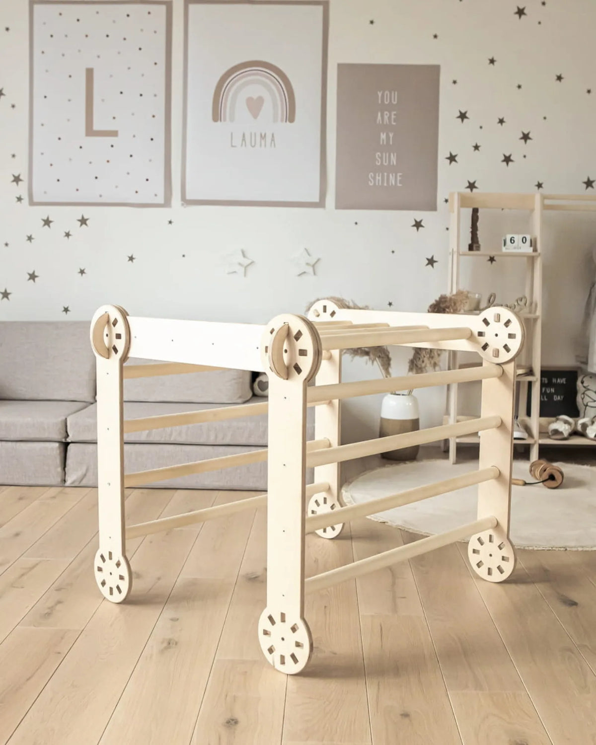 Triangle de Pikler Pliable – Transformable | Montessori House Bed