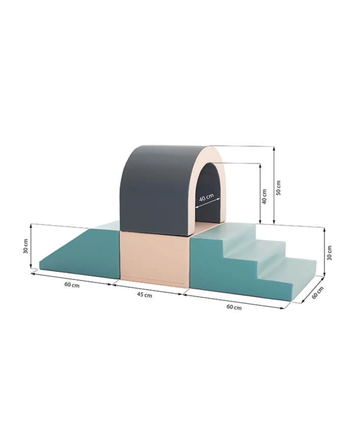 Tunnel de Motricité "Pastel" – Parcours d'Exploration – Montessori pour enfant – photo 7