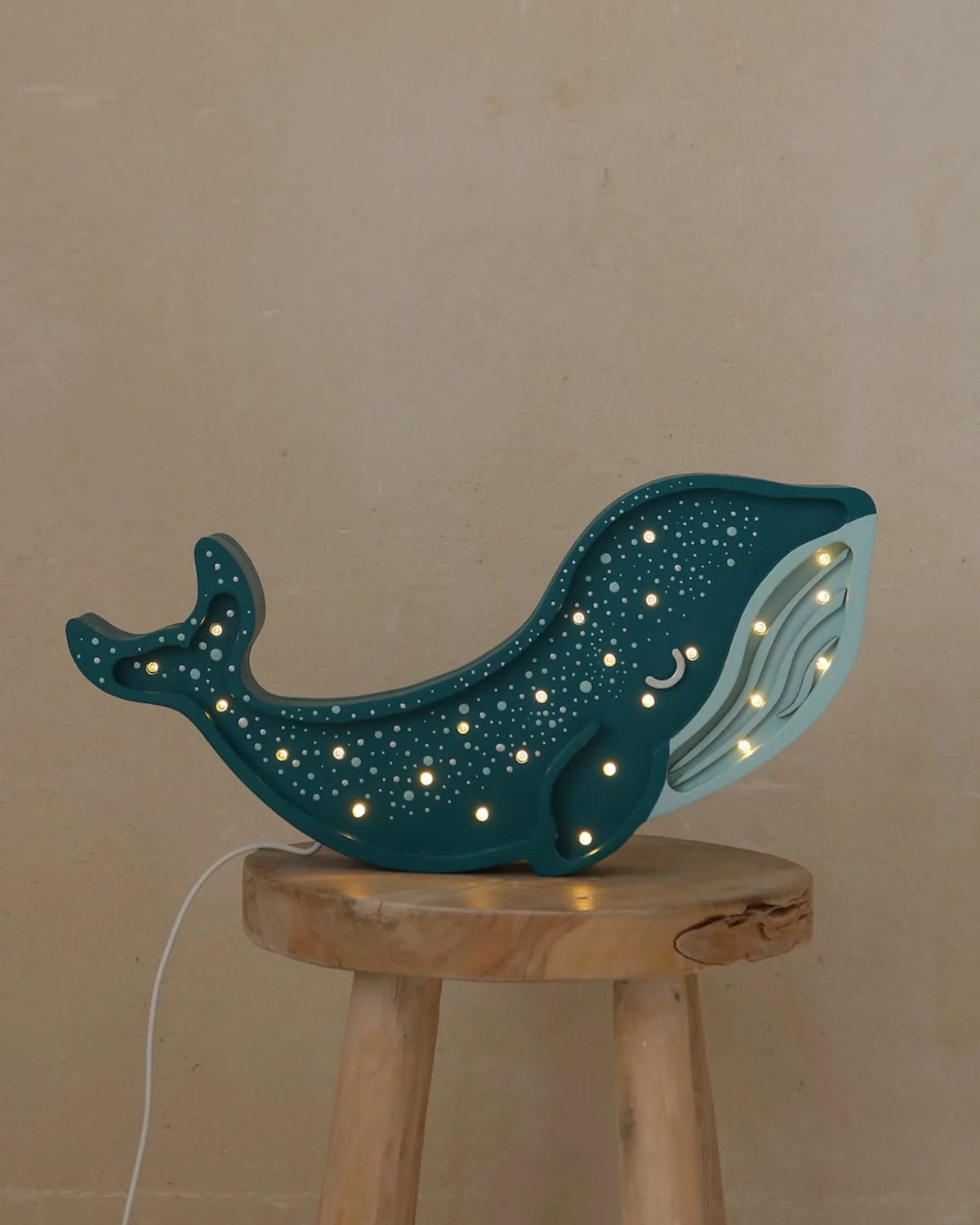Veilleuse Baleine en Bois de Pin – Montessori pour enfant – photo 14