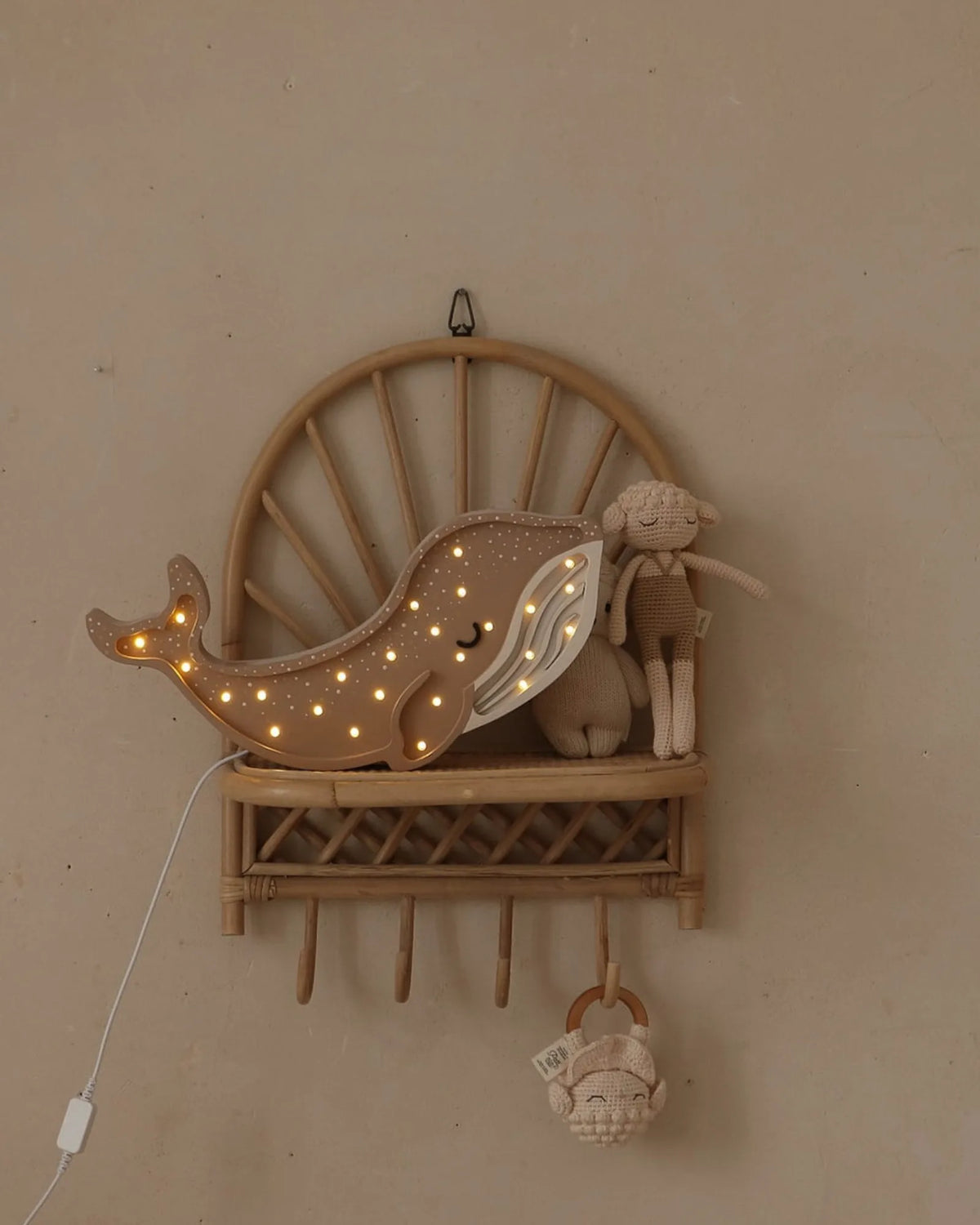 Veilleuse Baleine en Bois de Pin – Montessori pour enfant – photo 10