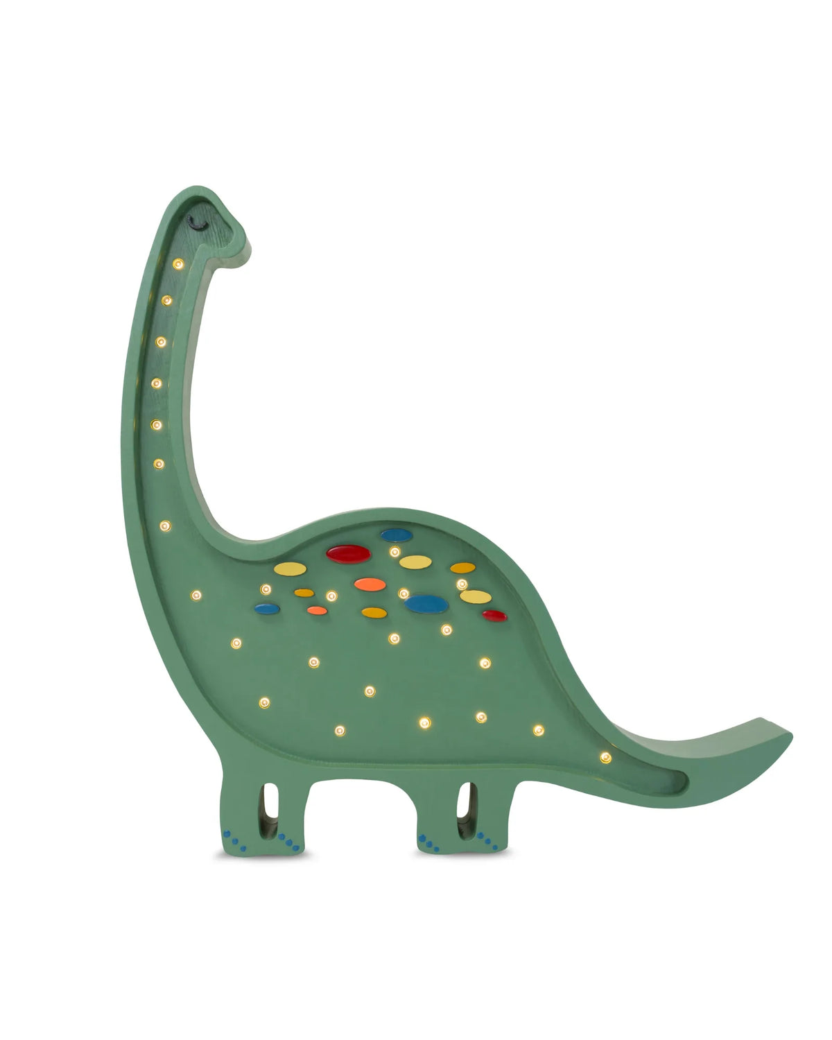 Veilleuse Dino Diplodocus en Bois de Pin – Montessori pour enfant – photo 2