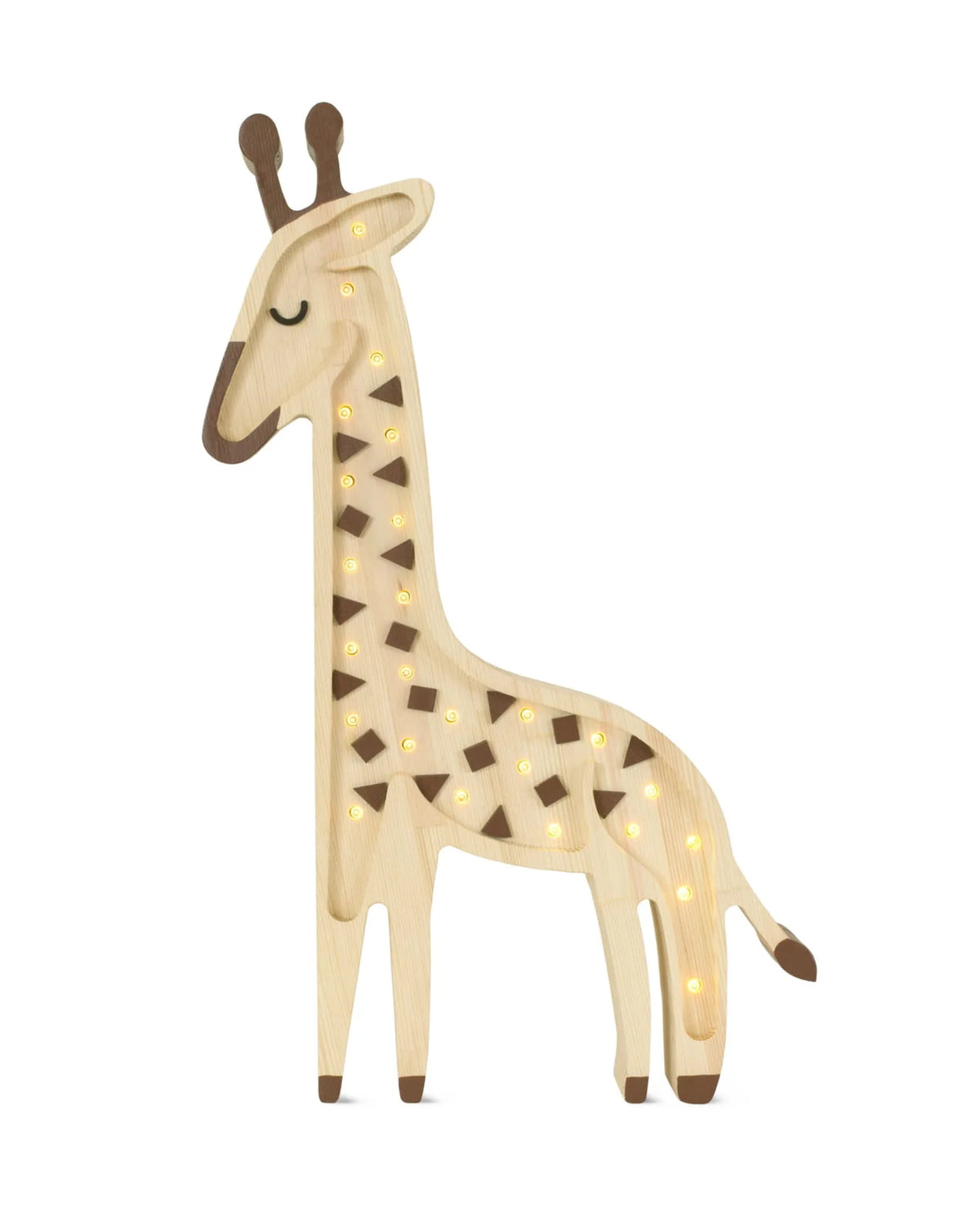 Veilleuse Girafe en Bois de Pin – Montessori pour enfant – photo 3