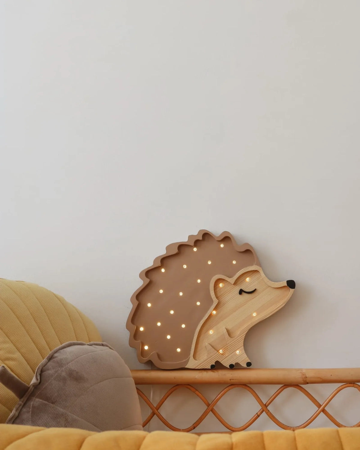 Veilleuse Hérisson en Bois de Pin – Montessori pour enfant – photo 6