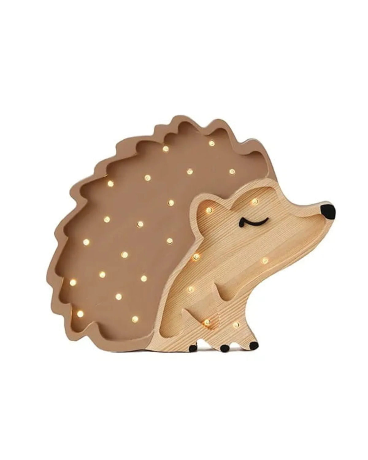 Veilleuse Hérisson en Bois de Pin – Montessori pour enfant – photo 4