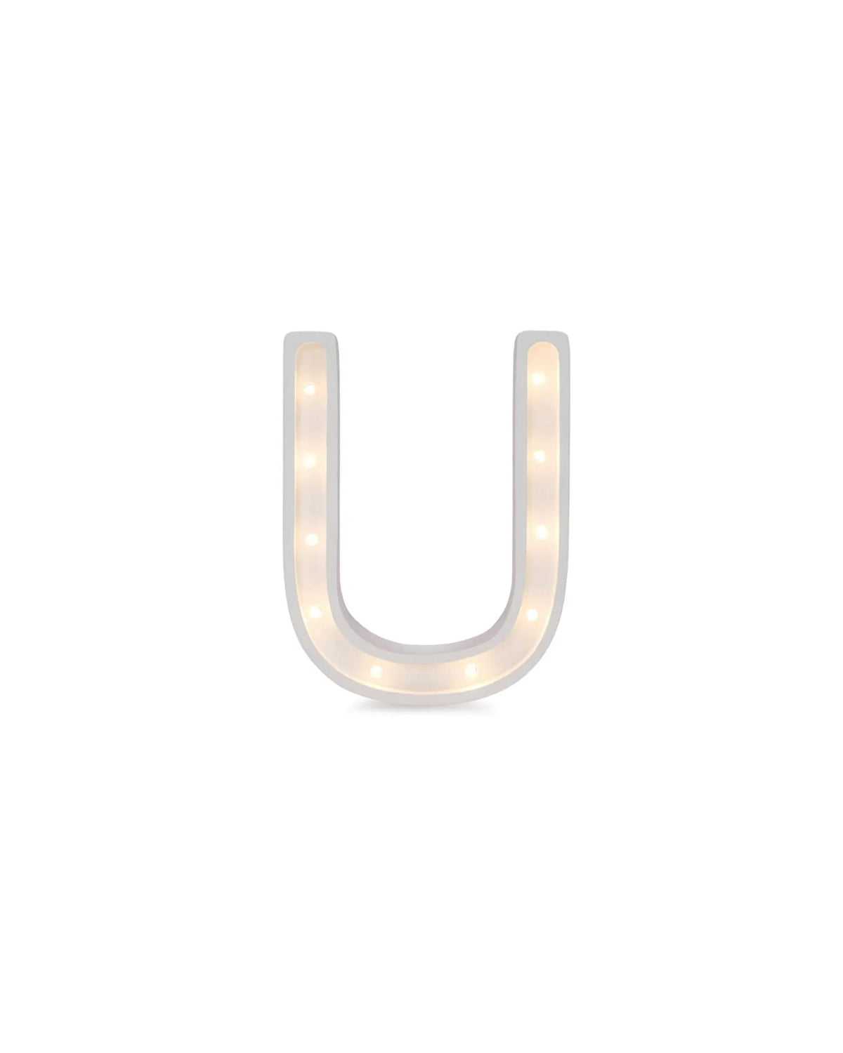 Veilleuse Lettre "U" en Bois de Pin – Montessori pour enfant – photo 1