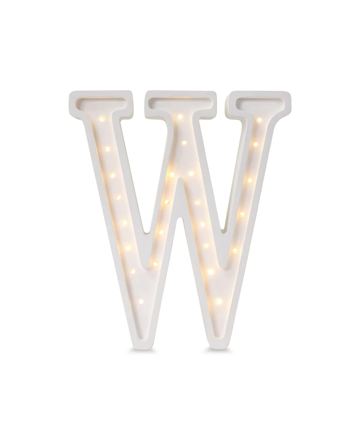Veilleuse Lettre "W" en Bois de Pin – Montessori pour enfant – photo 1
