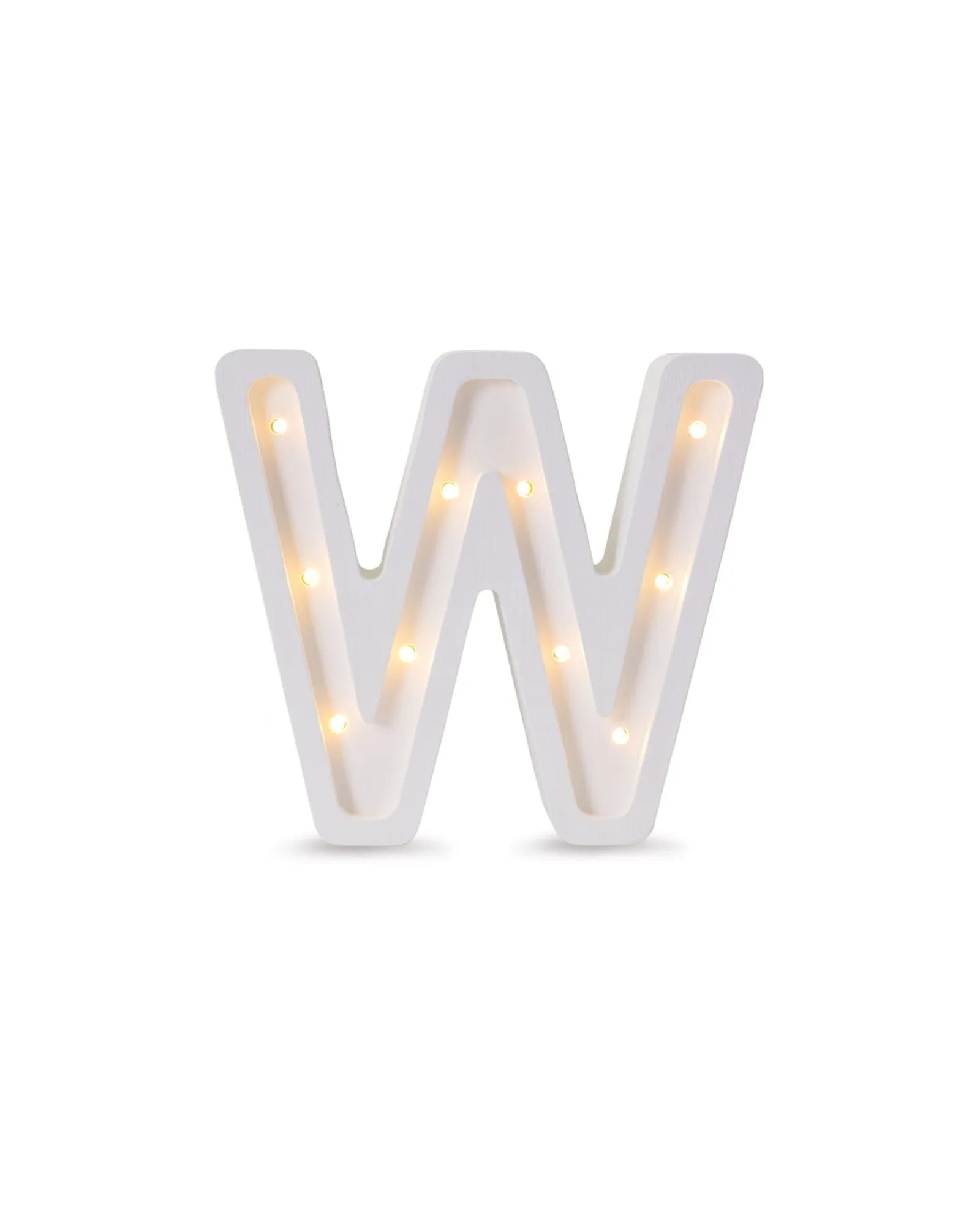 Veilleuse Lettre "W" en Bois de Pin – Montessori pour enfant – photo 1
