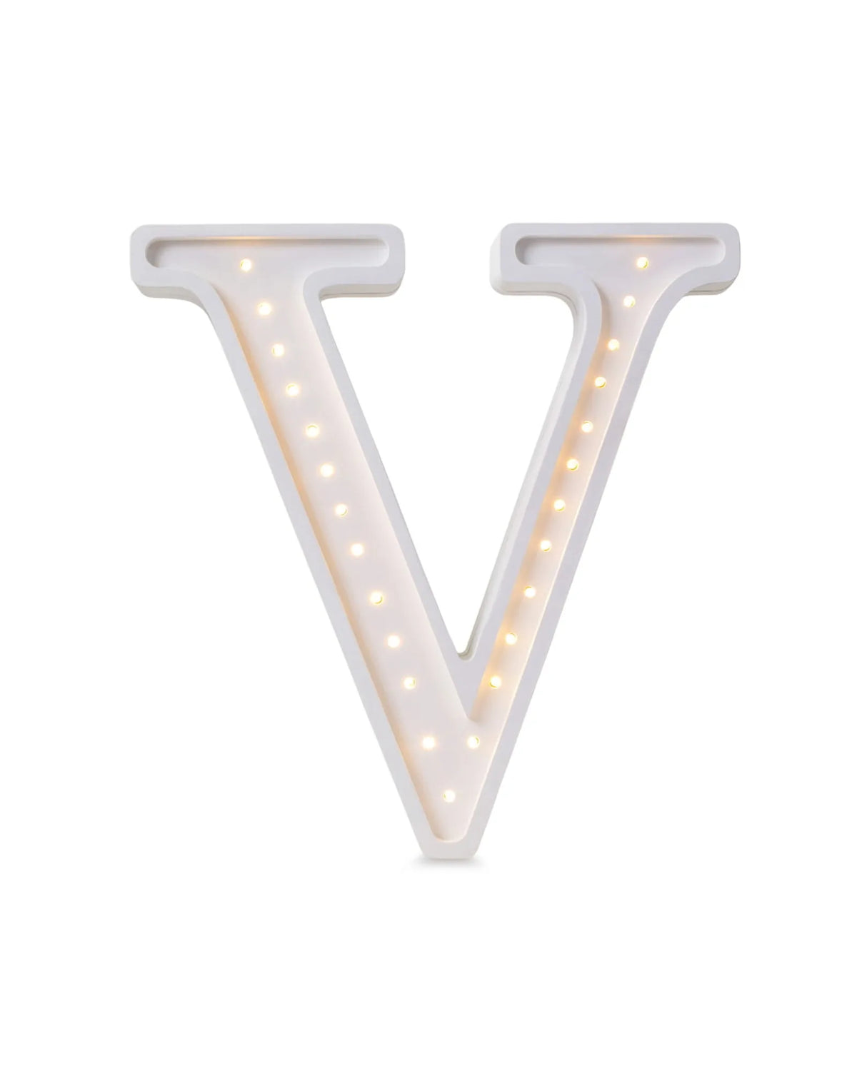 Veilleuse Lettre "V" en Bois de Pin – Montessori pour enfant – photo 2