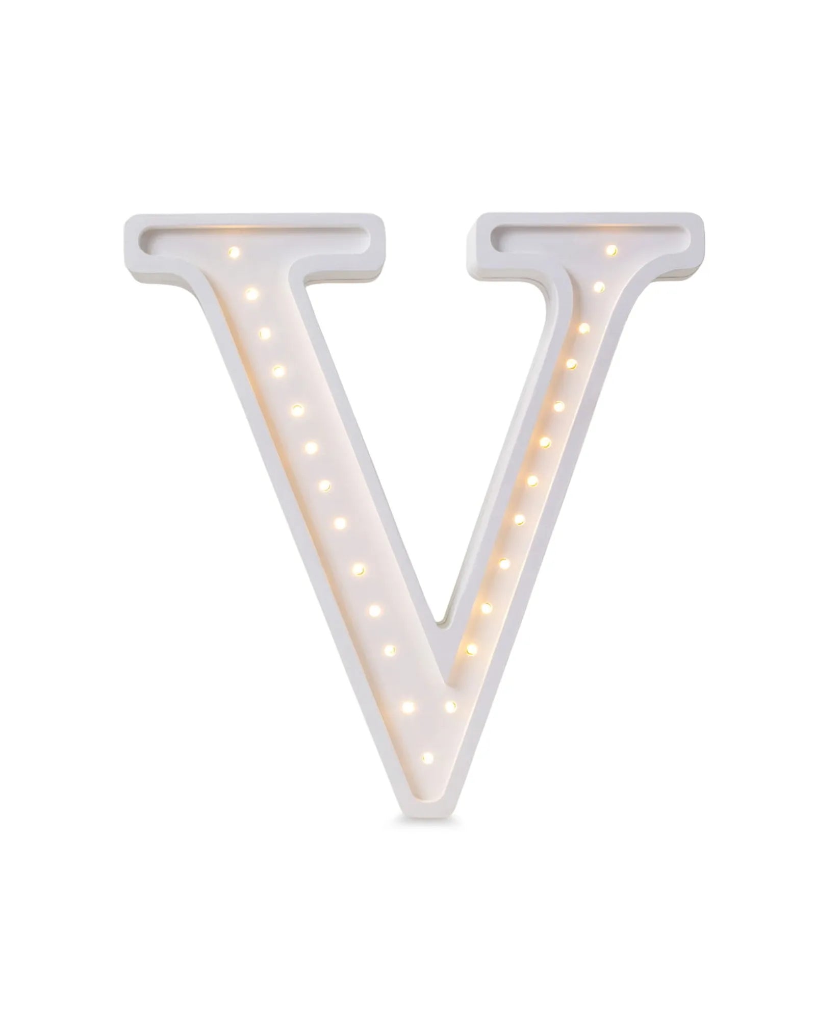 Veilleuse Lettre "V" en Bois de Pin – Montessori pour enfant – photo 1