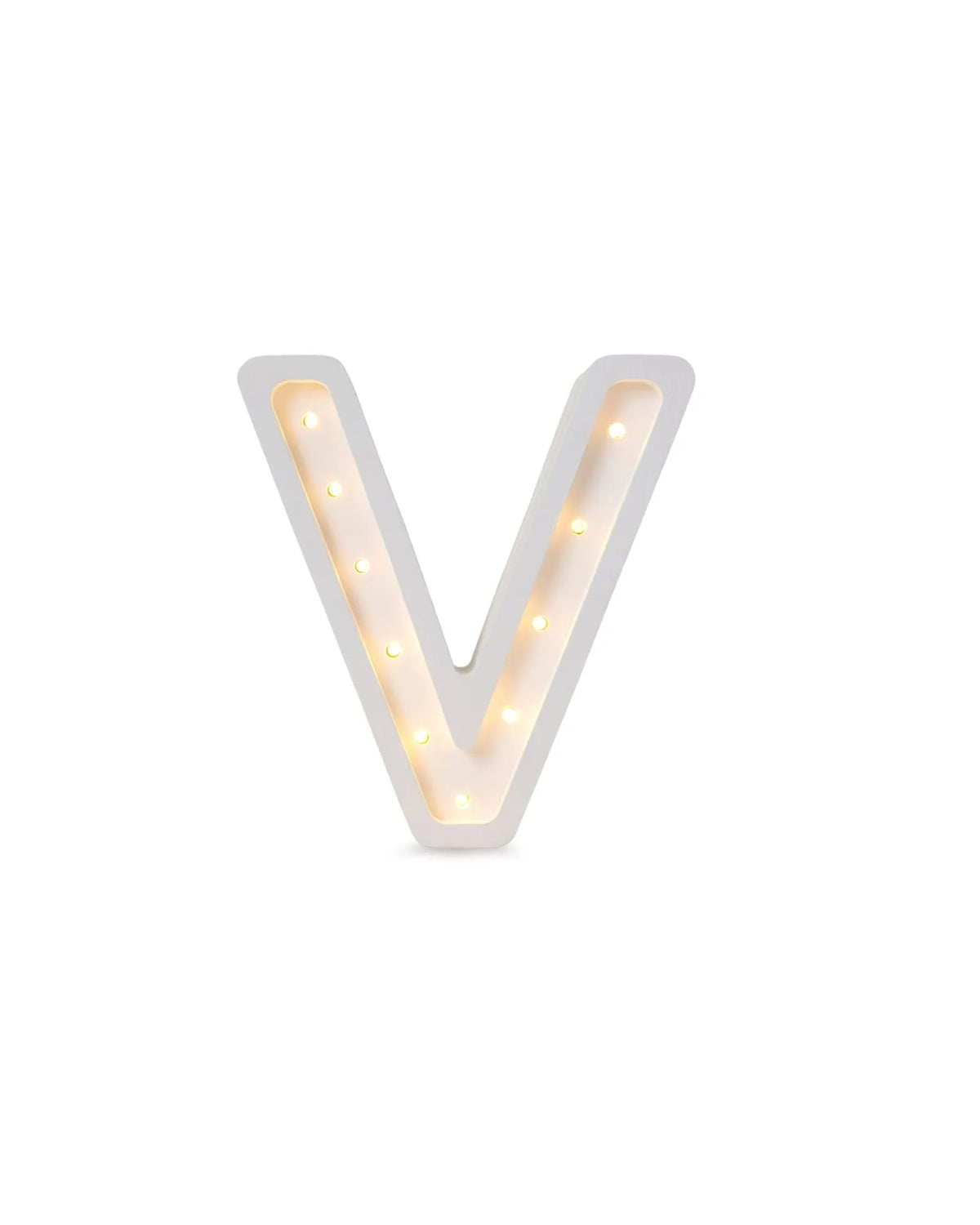 Veilleuse Lettre "V" en Bois de Pin – Montessori pour enfant – photo 1