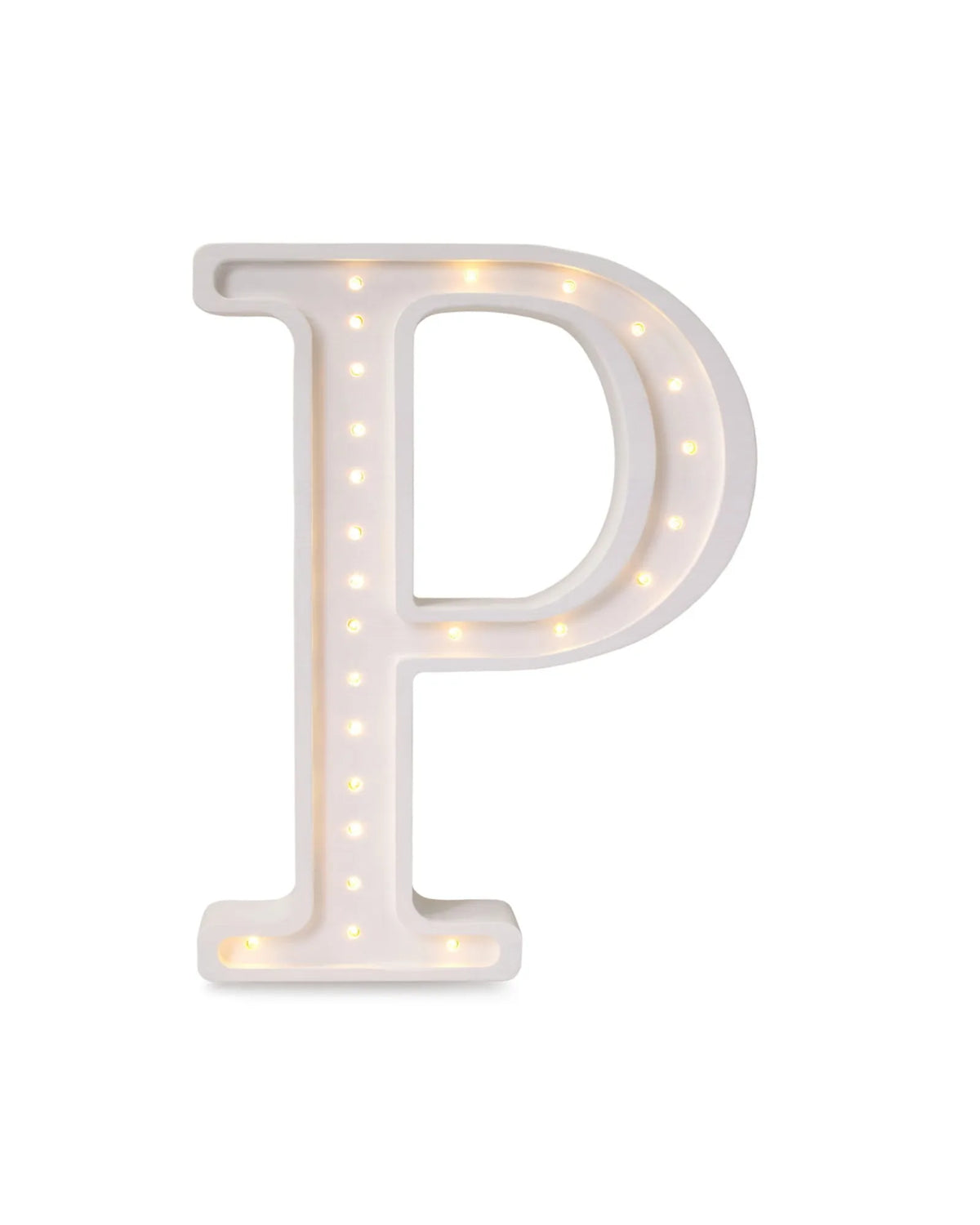 Veilleuse Lettre "P" en Bois de Pin – Montessori pour enfant – photo 1