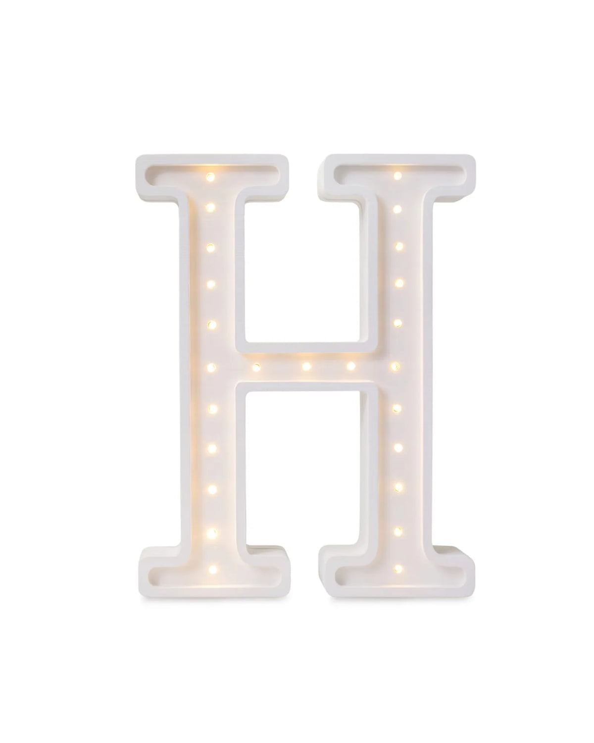 Veilleuse Lettre "H" en Bois de Pin – Montessori pour enfant – photo 1